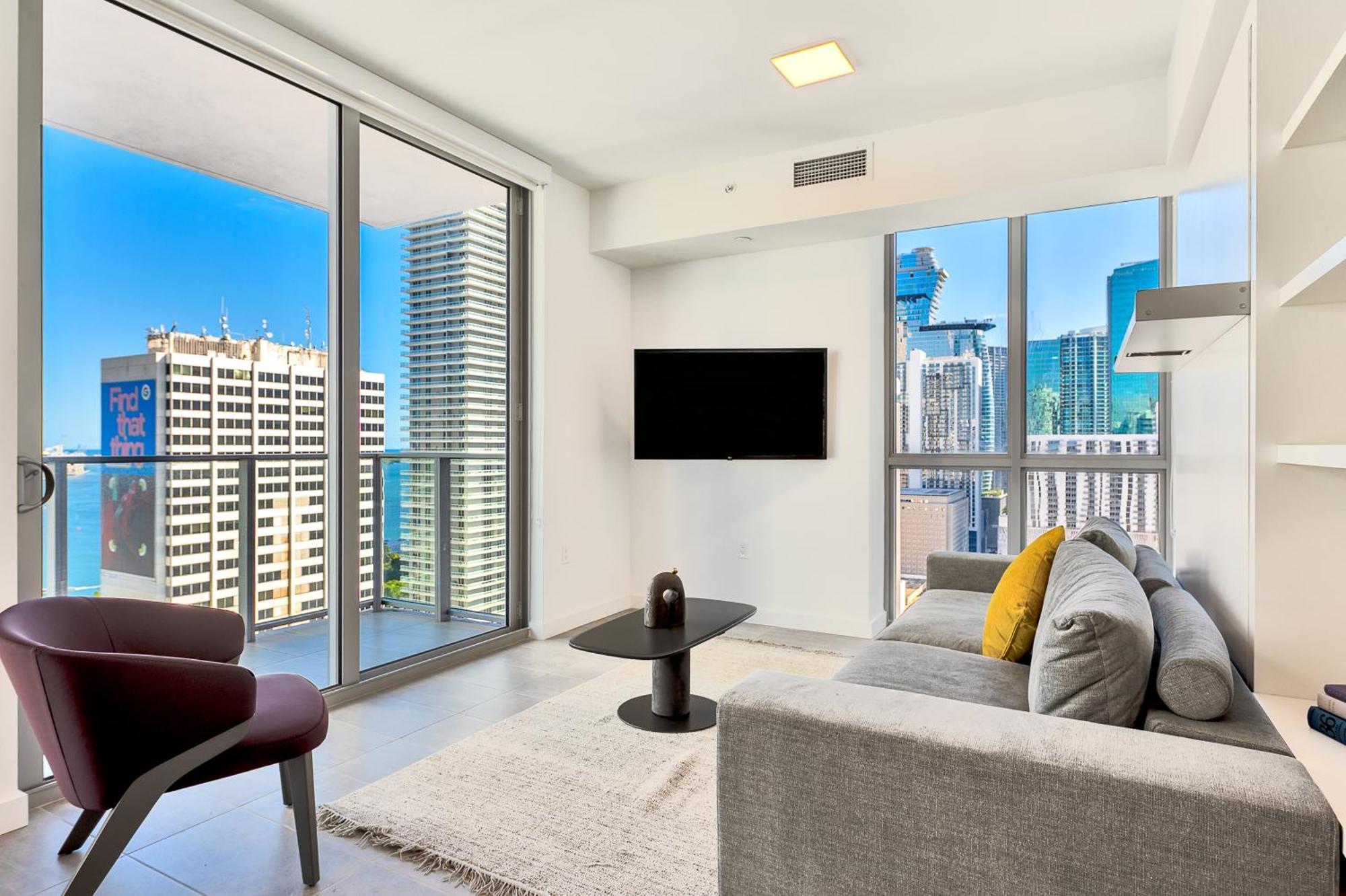 Spacious Studio In The Heart Of Downtown Miami Lägenhet Exteriör bild